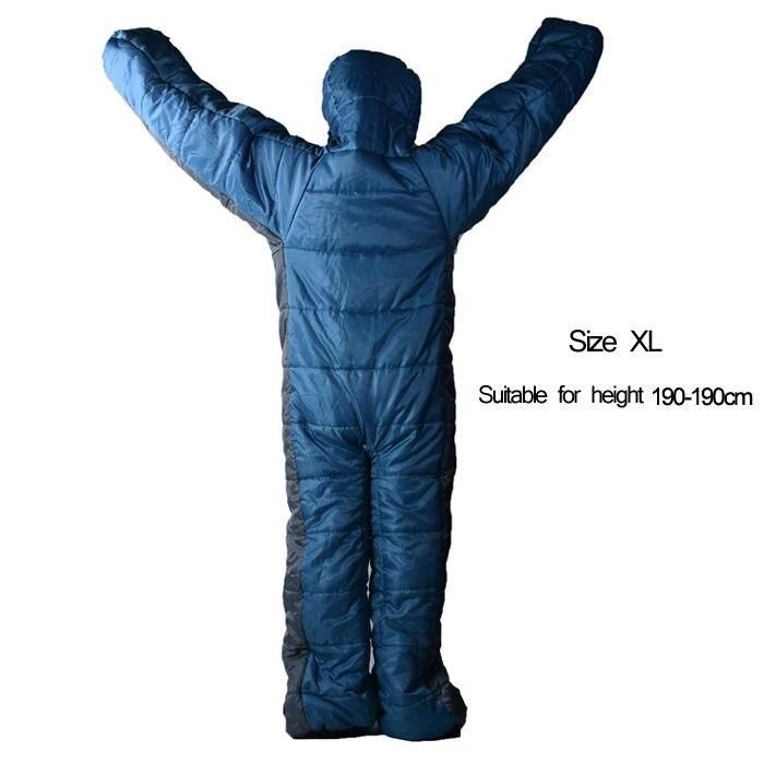 humanoid 3-season sleeping bag, view 4 - MRSLM