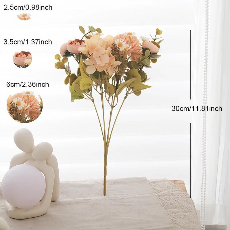 artificial silk rose bouquet, view 14 - MRSLM