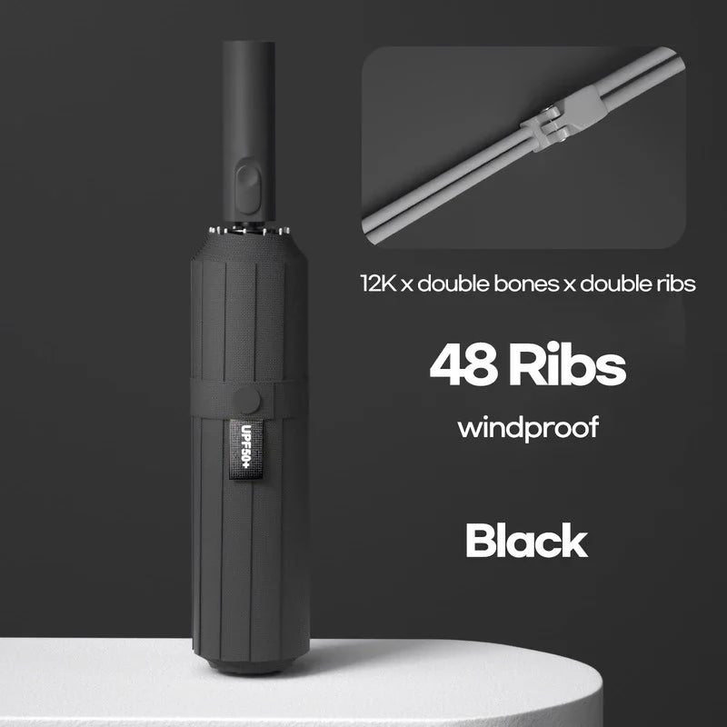 Foldable automatic windproof umbrella, view 7 - MRSLM