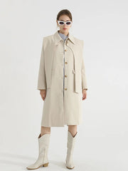 Women's trench coat, view 2 - MRSLM