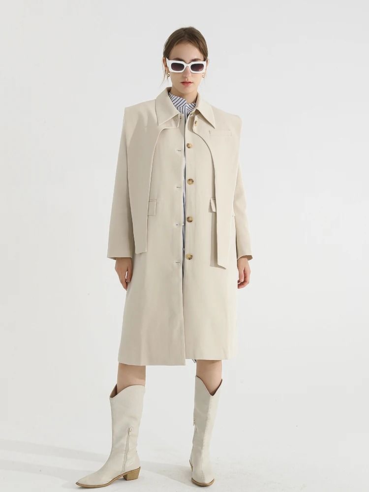 Women's trench coat, view 2 - MRSLM