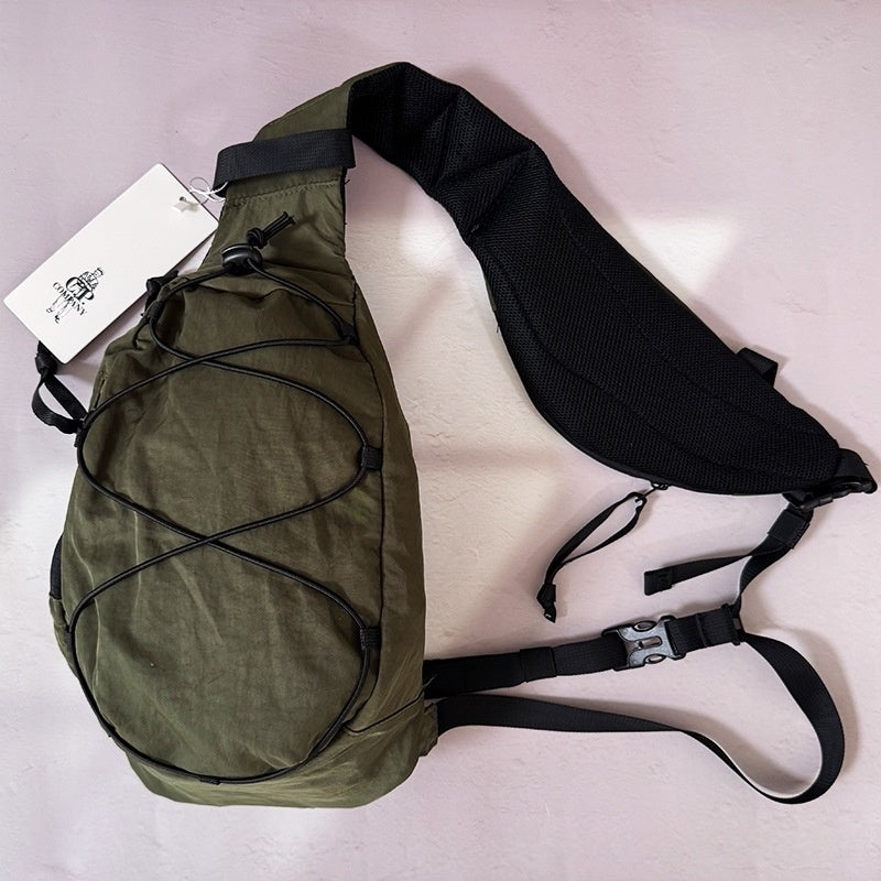 casual nylon crossbody bag, view 3 - MRSLM