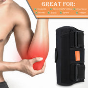 compression elbow brace with aluminum stays, view 4 - MRSLM