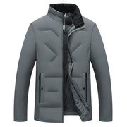 Men's stand collar cotton-padded jacket - MRSLM