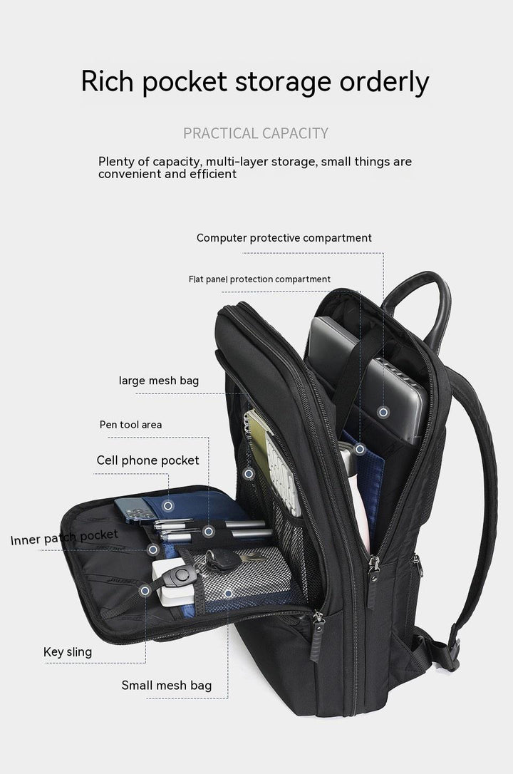 Backpack Men's Large-capacity Backpack Multi-functional