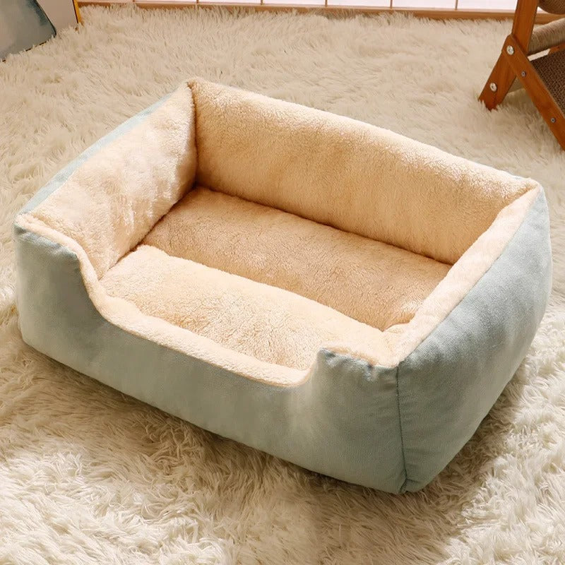 Cozy plush cat bed, view 2 - MRSLM