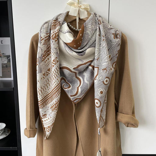 silk cashmere pashmina scarf - MRSLM