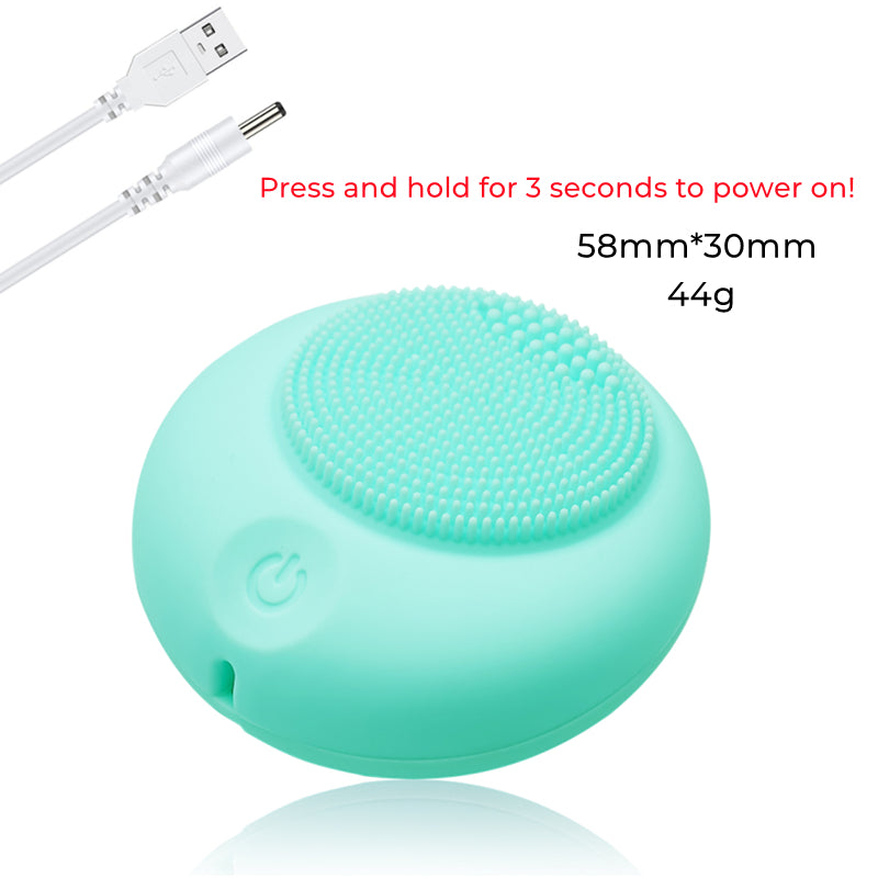 USB facial cleansing brush, view 2 - MRSLM