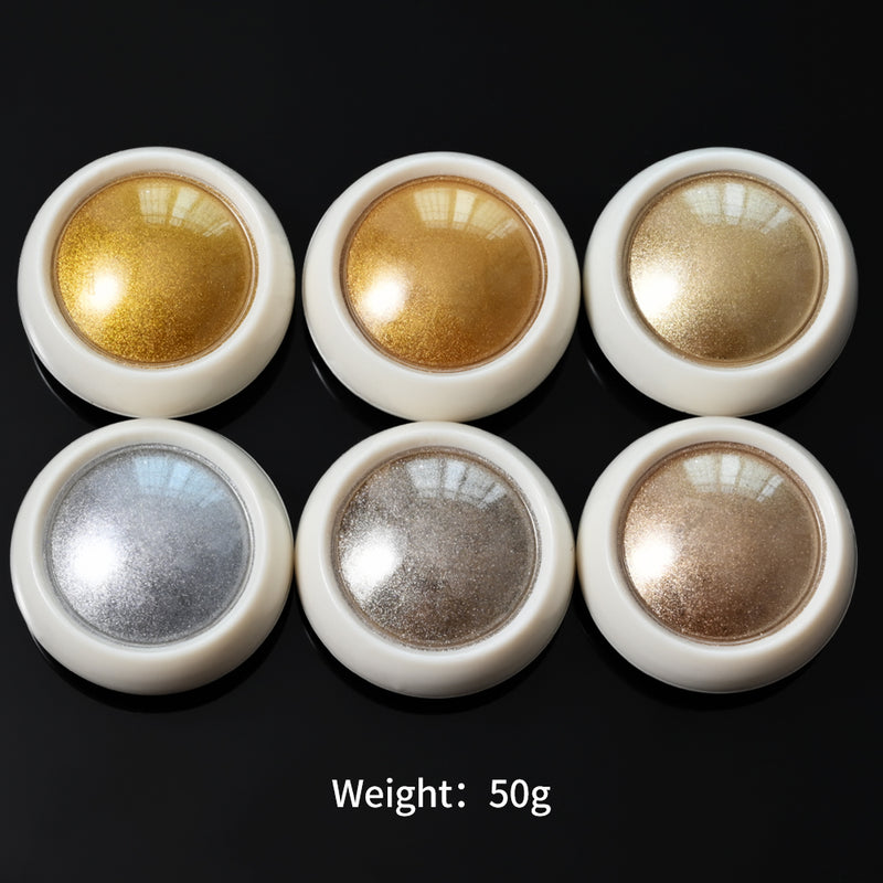 mirror chrome metallic nail powder set, view 5 - MRSLM