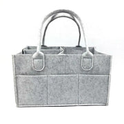 felt diaper storage bag, view 2 - MRSLM