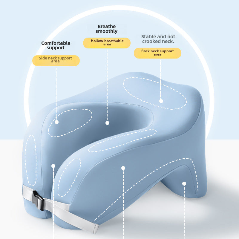 memory foam u-shaped travel pillow, view 6 - MRSLM