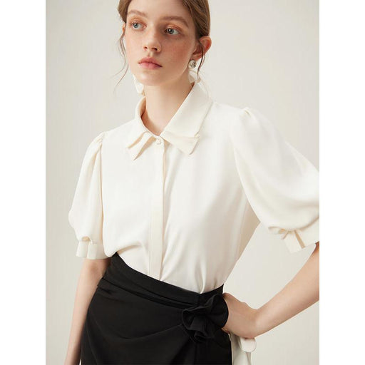 women's polo collar shirt, view 2 - MRSLM