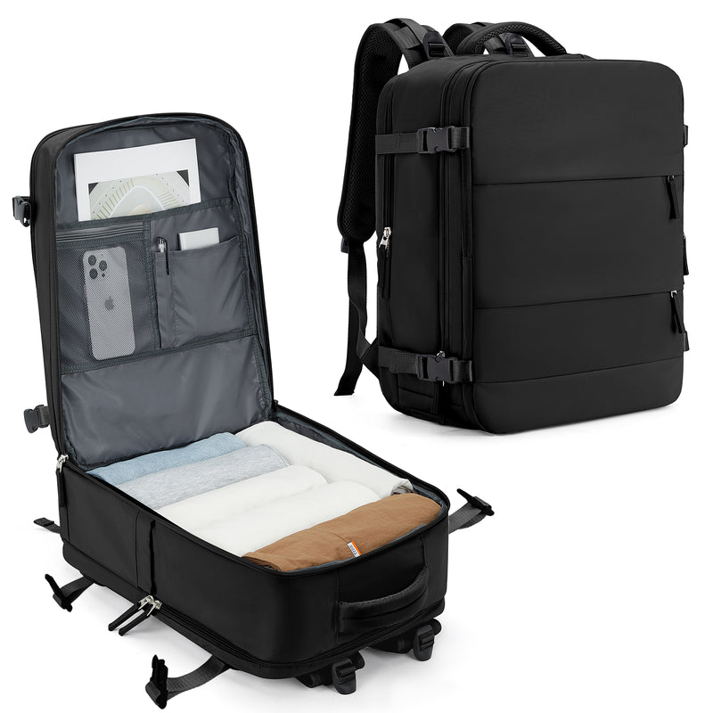 nylon travel backpack, view 11 - MRSLM