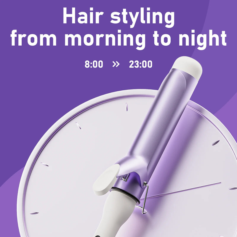 40mm tourmaline ceramic curling iron, view 5 - MRSLM