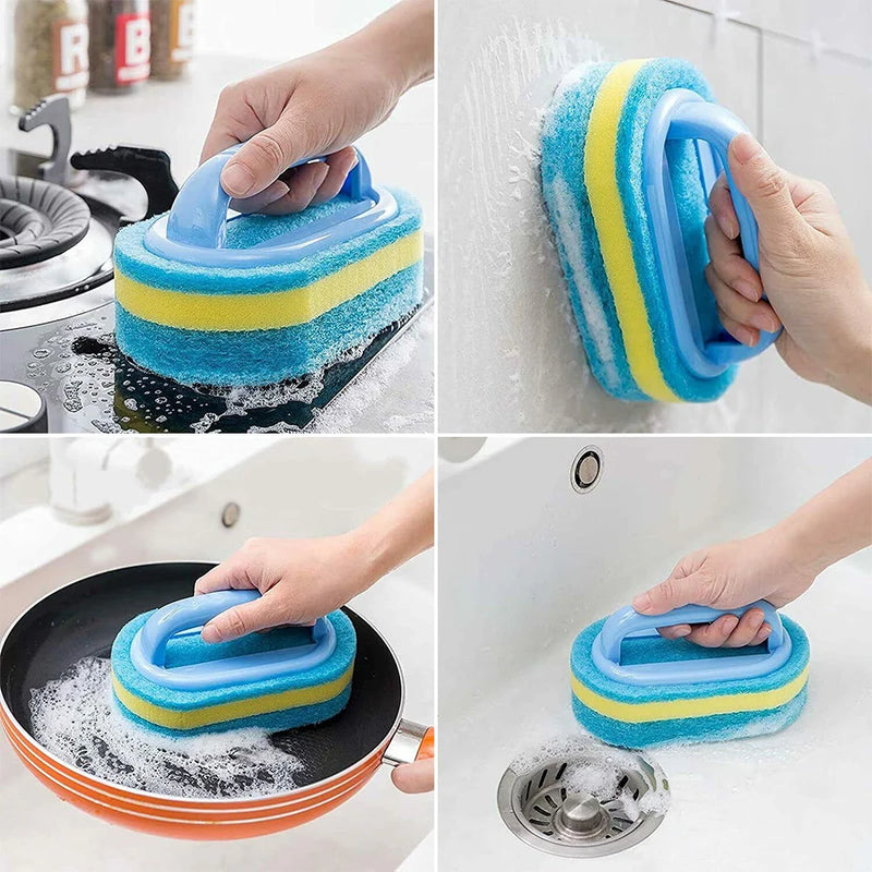 cleaning brush with handle, view 4 - MRSLM