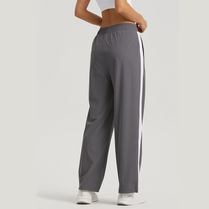 versatile striped sports joggers, view 9 - MRSLM
