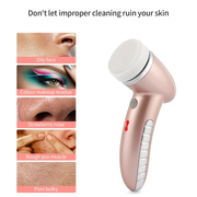 4-in-1 electric facial cleaning brush, view 6 - MRSLM