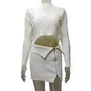 slim stretch crop top and skirt two-piece set, view 6 - MRSLM