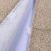 plaid linen tree skirt, view 5 - MRSLM