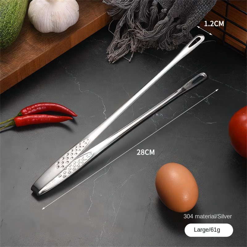 304 stainless steel grill tongs, view 5 - MRSLM
