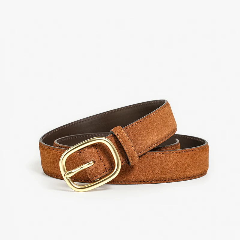 women's split leather belt, view 4 - MRSLM