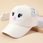 kids cat ear baseball cap, view 2 - MRSLM