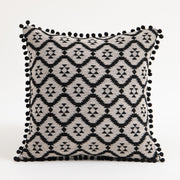 moroccan boho tassel cushion covers, view 5 - MRSLM
