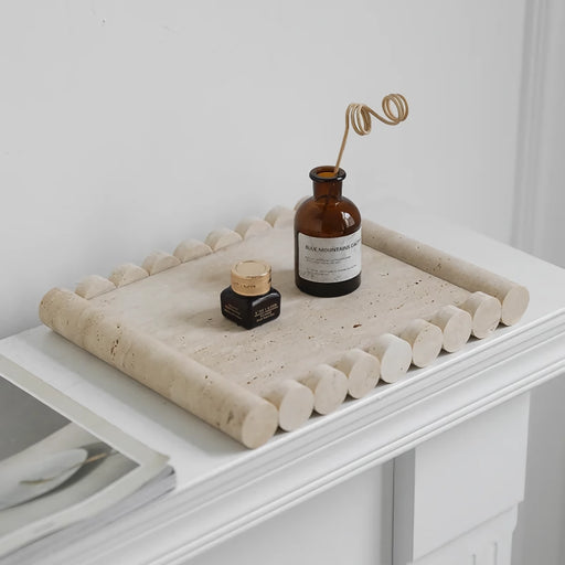 travertine marble tray - MRSLM