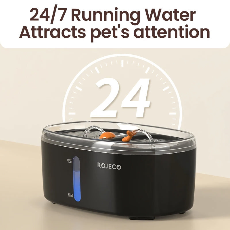 smart automatic pet water fountain, view 3 - MRSLM