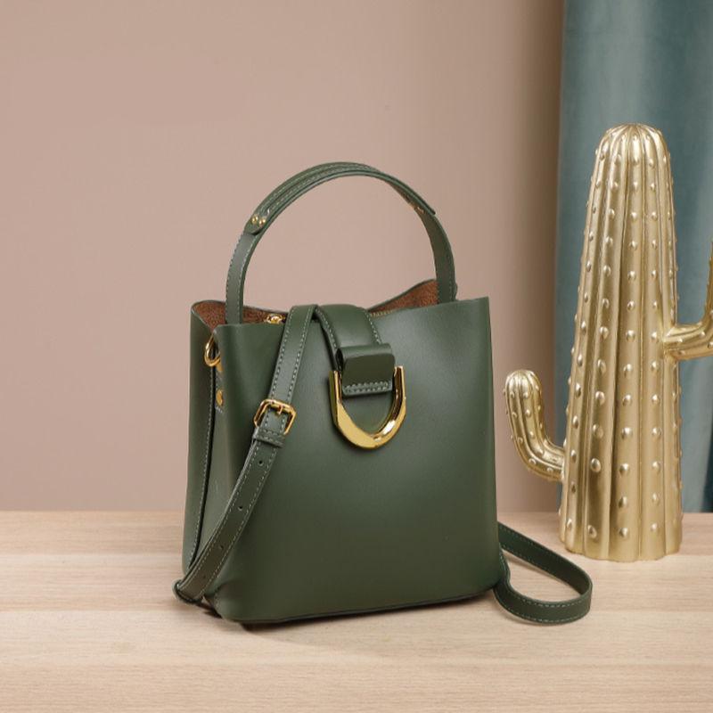 genuine leather crossbody messenger bag - MRSLM