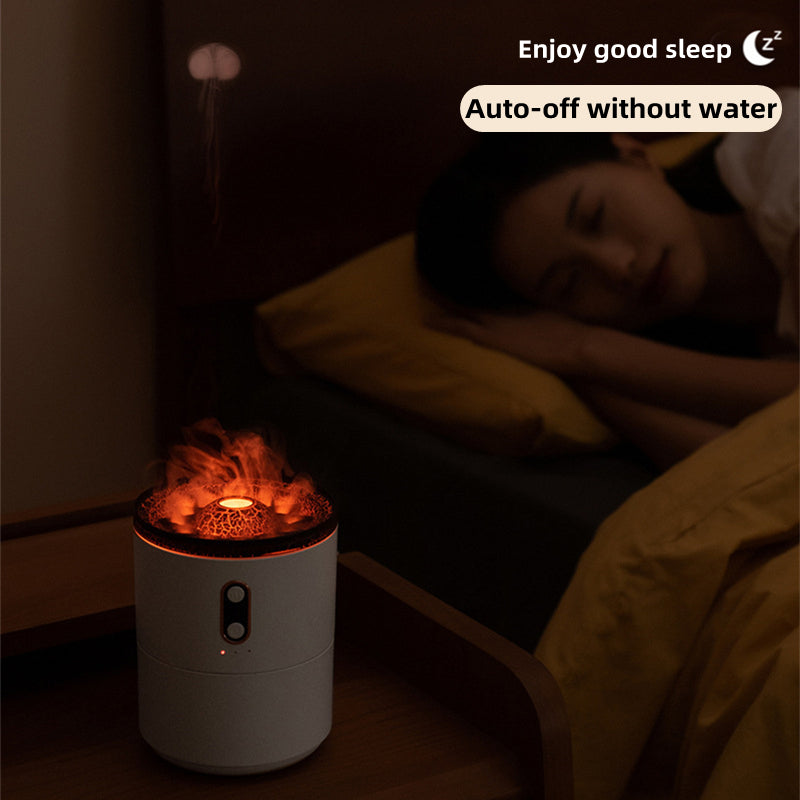blue flame electric air humidifier, view 8 - MRSLM