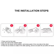 carbon fiber car door protective stickers, view 10 - MRSLM