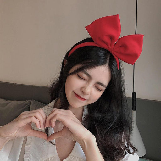 red and black bow knot hairband - MRSLM