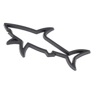 3D metal shark fish car emblem, view 5 - MRSLM