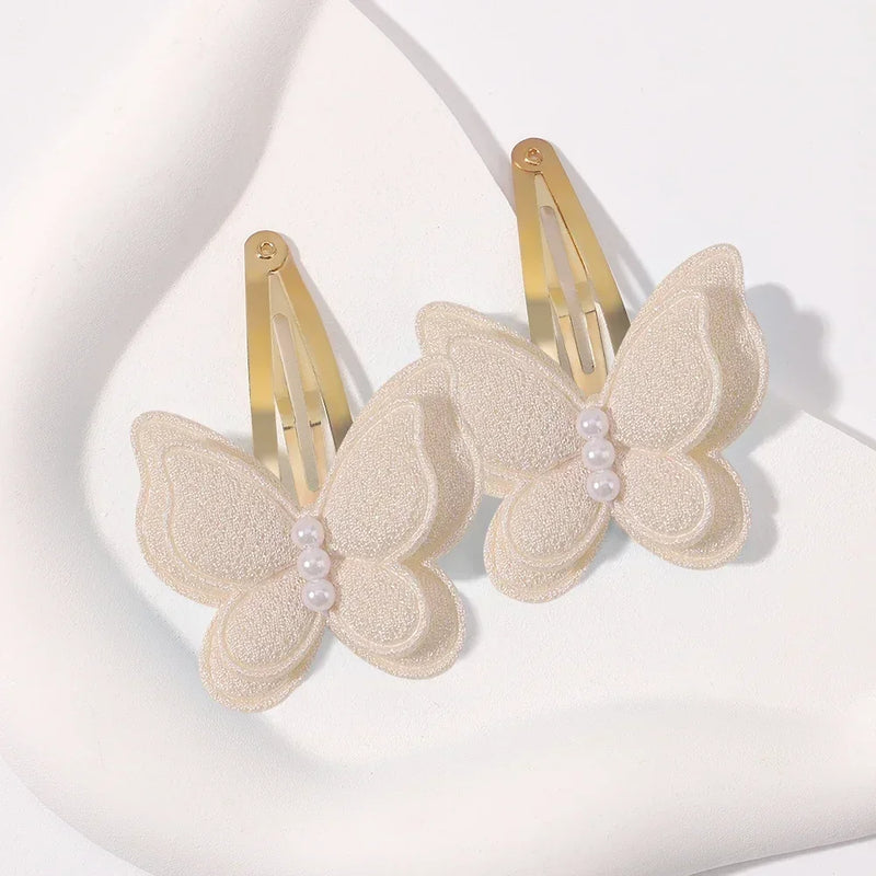 2pcs butterfly hair clips for girls, view 3 - MRSLM