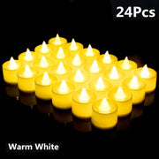 flameless LED tealight candles, view 2 - MRSLM