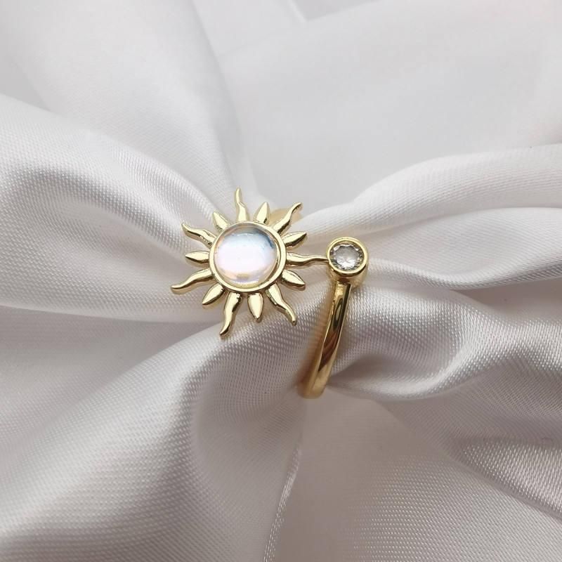 stainless steel adjustable fidget ring - MRSLM