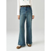 high waist flared jeans, view 5 - MRSLM