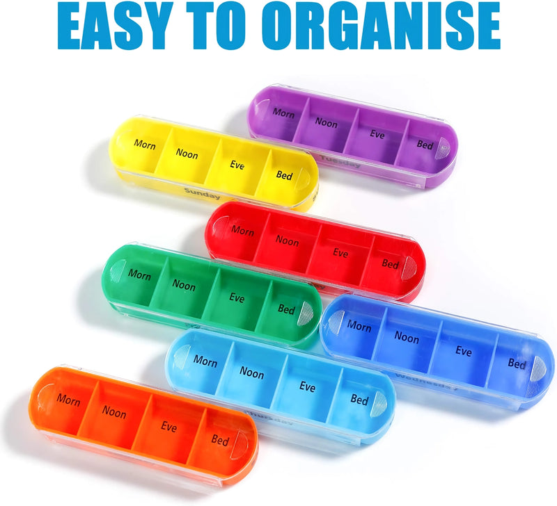 travel pill organizer, view 4 - MRSLM