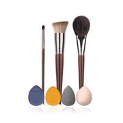 3-piece makeup brush set with bag - MRSLM
