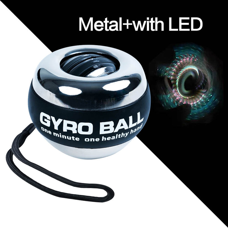 LED gyro wrist trainer ball, view 4 - MRSLM