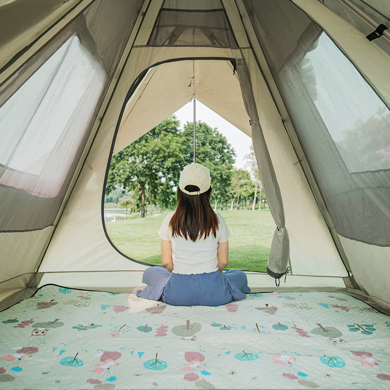 6-8 person pyramid camping tent, view 5 - MRSLM