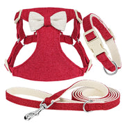 quick release dog collar harness and leash set, view 4 - MRSLM
