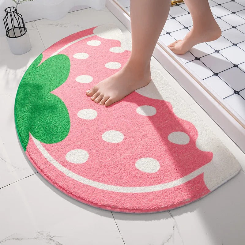 flower greeting mat - MRSLM