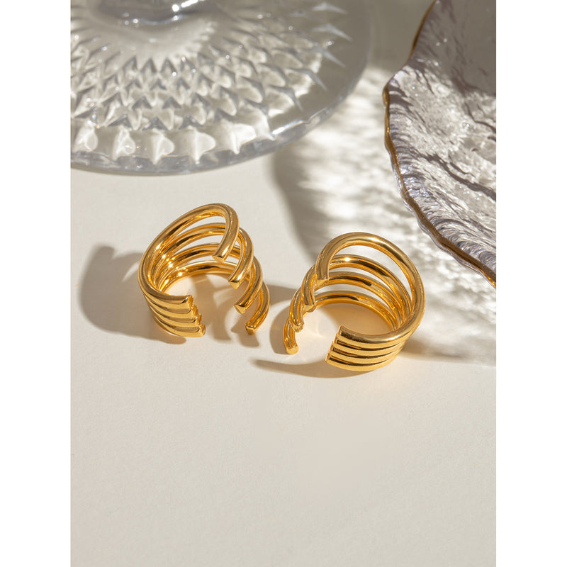 four-layer hoop ear clip, view 6 - MRSLM