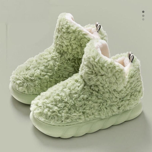 Furry spike heel ankle boots - MRSLM