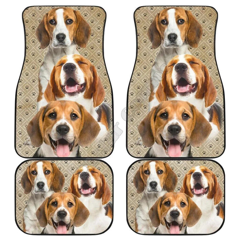Boston Terrier 3D car floor mats, view 3 - MRSLM