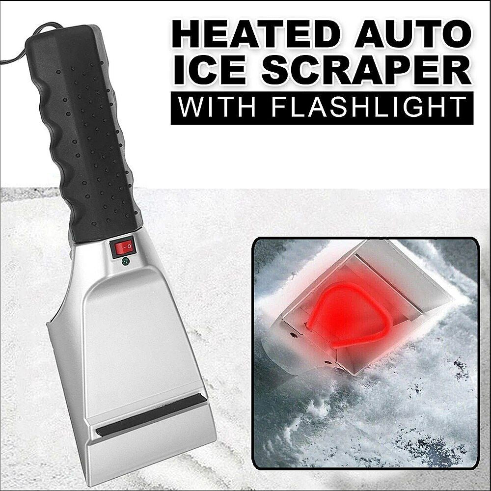 Efficient 12V Electric Heated Ice Scraper