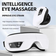 rechargeable eye massager with heat and music, view 4 - MRSLM