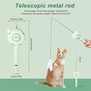 5-in-1 cat grooming and play brush, view 10 - MRSLM